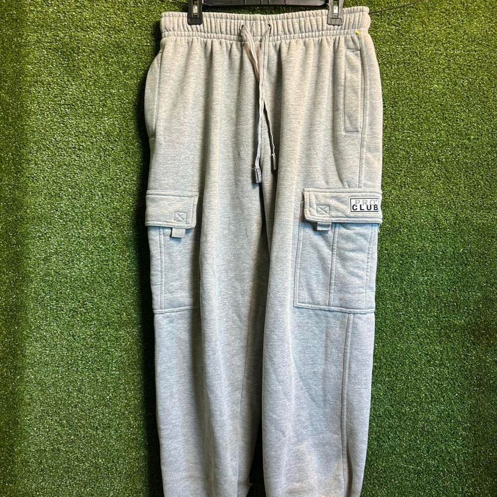 Pro-club Men's Grey Joggers-tracksuits